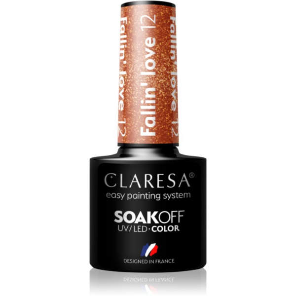 Claresa SoakOff UV/LED Color Fallin' Love géles körömlakk árnyalat 12 5 g-Ár