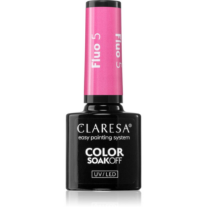 Claresa SoakOff UV/LED Color Fluo géles körömlakk árnyalat 5 g