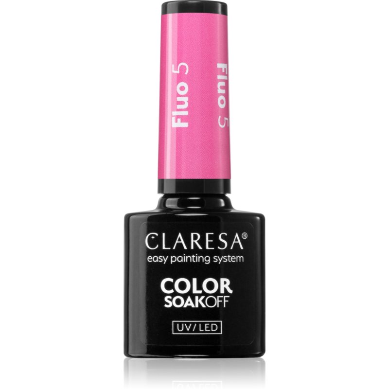 Claresa SoakOff UV/LED Color Fluo géles körömlakk árnyalat 5 g