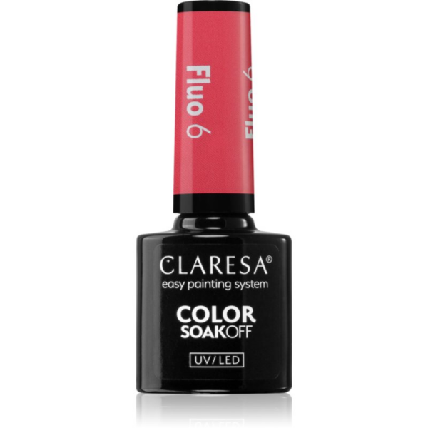 Claresa SoakOff UV/LED Color Fluo géles körömlakk árnyalat 6 5 g-Ár