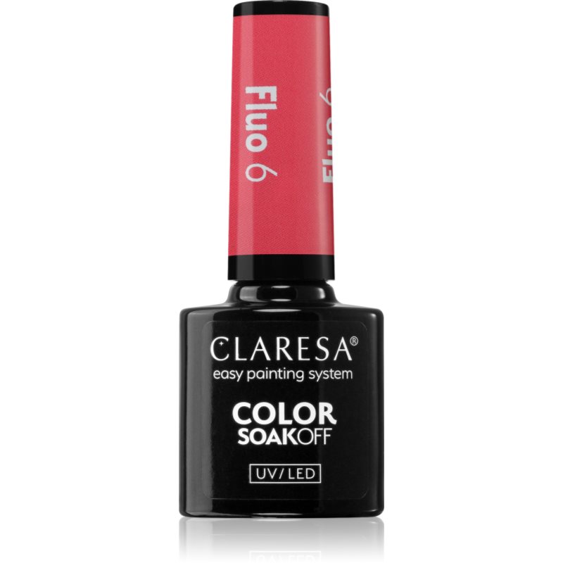 Claresa SoakOff UV/LED Color Fluo géles körömlakk árnyalat 6 5 g-Ár
