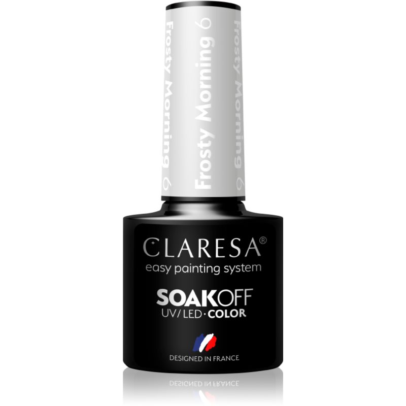 Claresa SoakOff UV/LED Color Frosty Morning géles körömlakk árnyalat 6 5 g-Ár