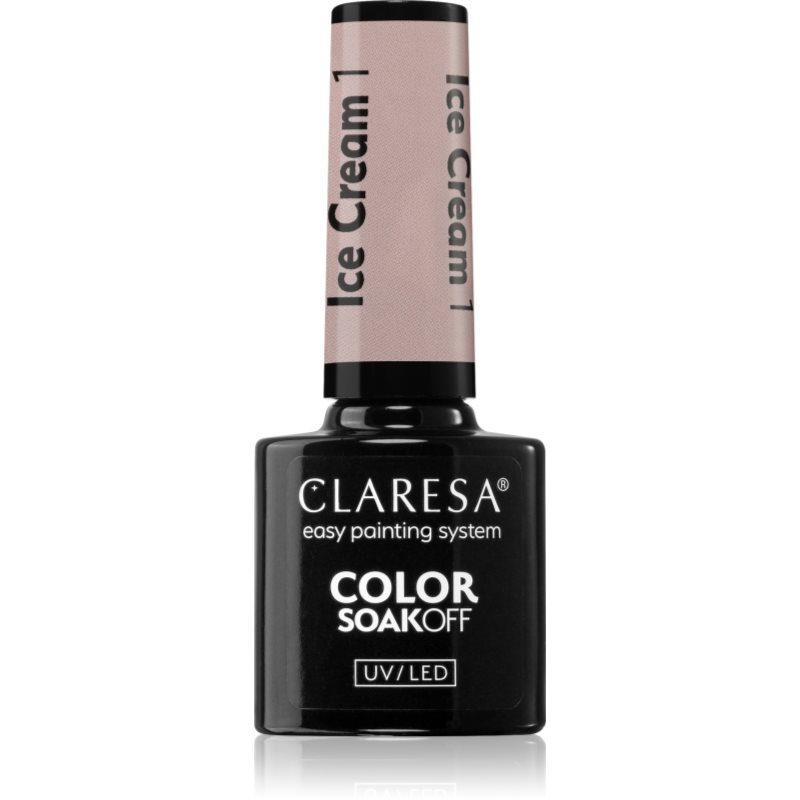 Claresa SoakOff UV/LED Color Ice Cream géles körömlakk árnyalat 1 5 g-Ár
