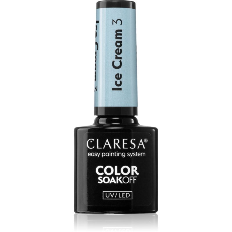 Claresa SoakOff UV/LED Color Ice Cream géles körömlakk árnyalat 5 g