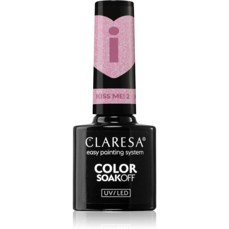 Claresa SoakOff UV/LED Color Kiss Me géles körömlakk árnyalat 2 5 g-Ár