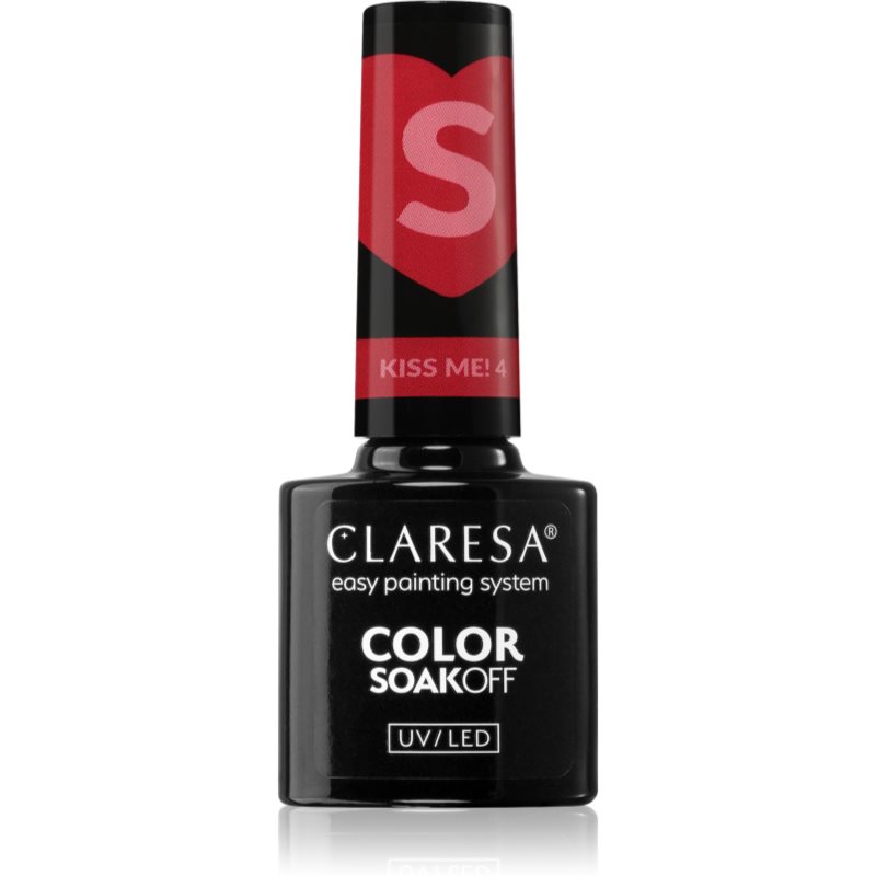 Claresa SoakOff UV/LED Color Kiss Me géles körömlakk árnyalat 4 5 g-Ár
