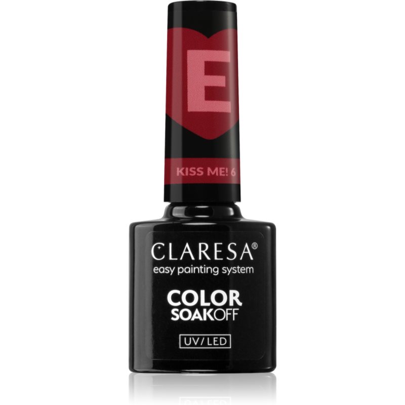 Claresa SoakOff UV/LED Color Kiss Me géles körömlakk árnyalat 6 5 g-Ár