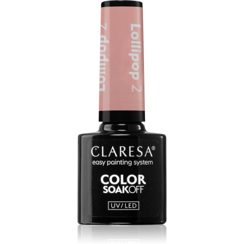 Claresa SoakOff UV/LED Color Lollipop géles körömlakk árnyalat 2 5 g-Ár