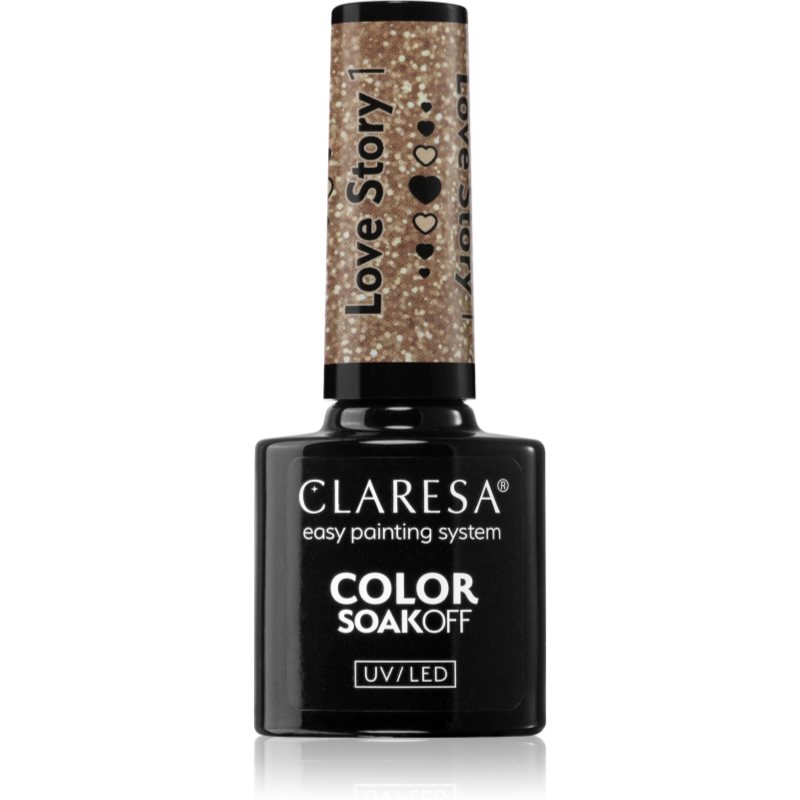 Claresa SoakOff UV/LED Color Love Story géles körömlakk árnyalat 1 5 g-Ár