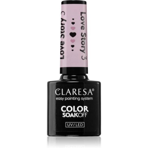 Claresa SoakOff UV/LED Color Love Story géles körömlakk árnyalat 3 5 g-Ár