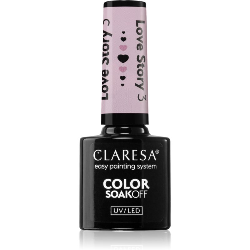 Claresa SoakOff UV/LED Color Love Story géles körömlakk árnyalat 3 5 g-Ár