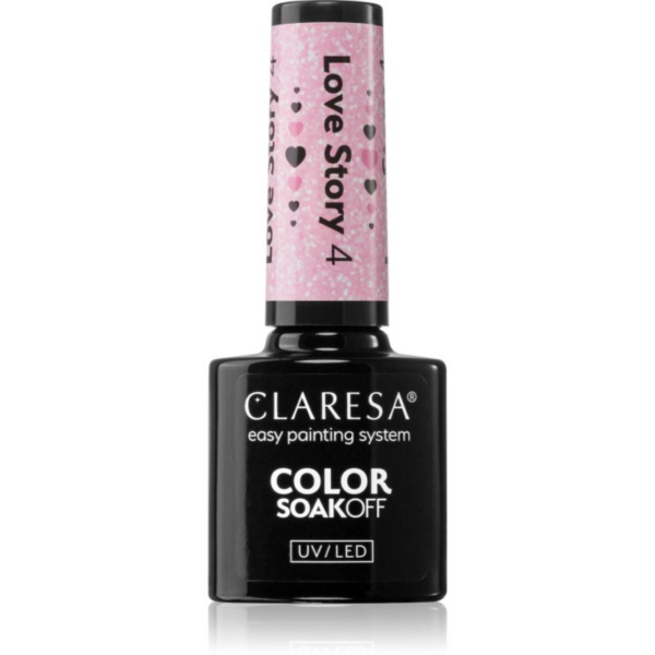 Claresa SoakOff UV/LED Color Love Story géles körömlakk árnyalat 4 5 g-Ár