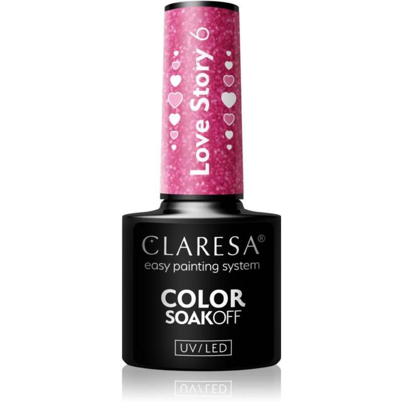 Claresa SoakOff UV/LED Color Love Story géles körömlakk árnyalat 6 5 g-Ár