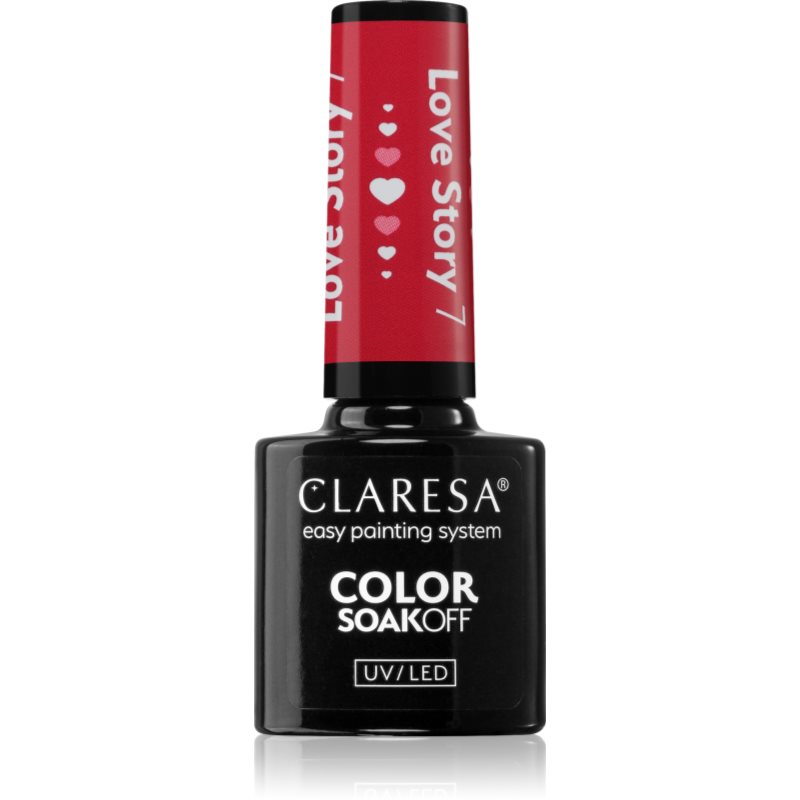 Claresa SoakOff UV/LED Color Love Story géles körömlakk árnyalat 7 5 g-Ár
