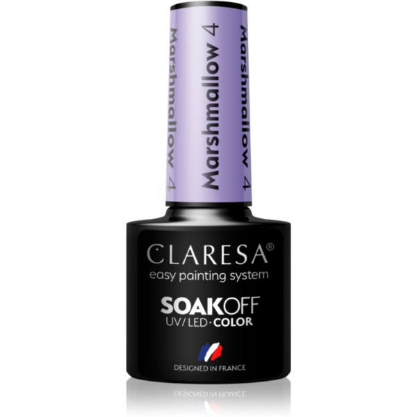 Claresa SoakOff UV/LED Color Marshmallow géles körömlakk árnyalat 4 5 g-Ár