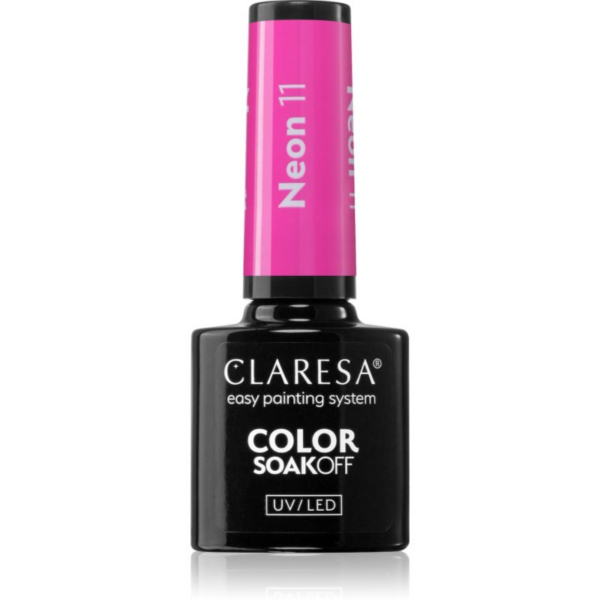 Claresa SoakOff UV/LED Color Neon géles körömlakk árnyalat 11 5 g