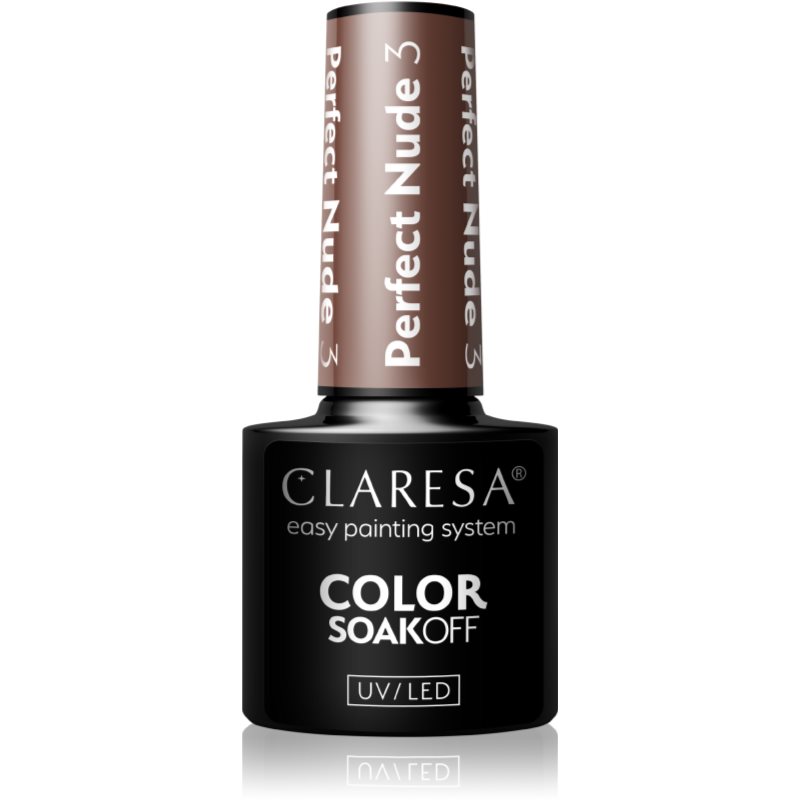 Claresa SoakOff UV/LED Color Perfect Nude géles körömlakk árnyalat 3 5 g-Ár