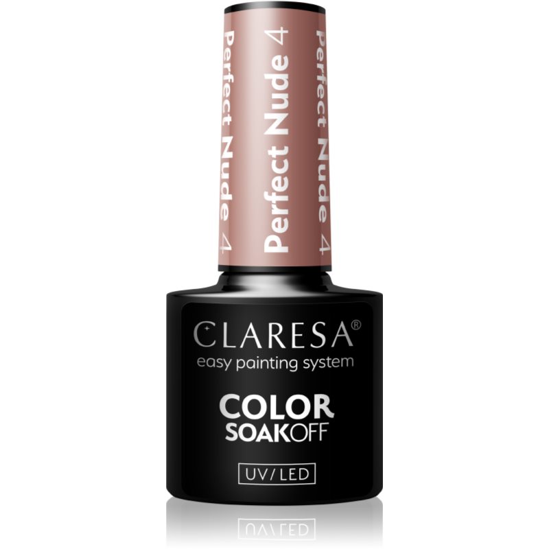 Claresa SoakOff UV/LED Color Perfect Nude géles körömlakk árnyalat 4 5 g-Ár