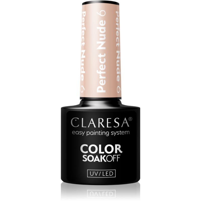 Claresa SoakOff UV/LED Color Perfect Nude géles körömlakk árnyalat 6 5 g-Ár