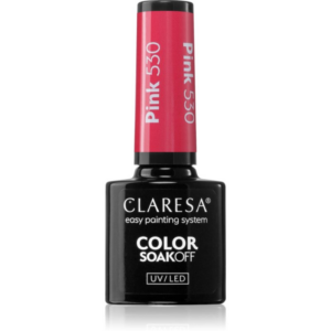 Claresa SoakOff UV/LED Color Rainbow Explosion géles körömlakk árnyalat Pink 530 5 g