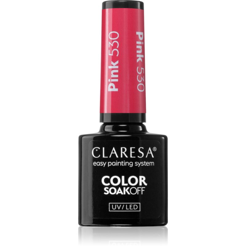 Claresa SoakOff UV/LED Color Rainbow Explosion géles körömlakk árnyalat Pink 530 5 g