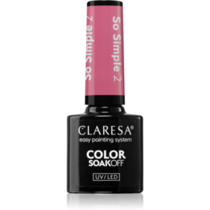 Claresa SoakOff UV/LED Color So Simple géles körömlakk árnyalat 2 5 g-Ár