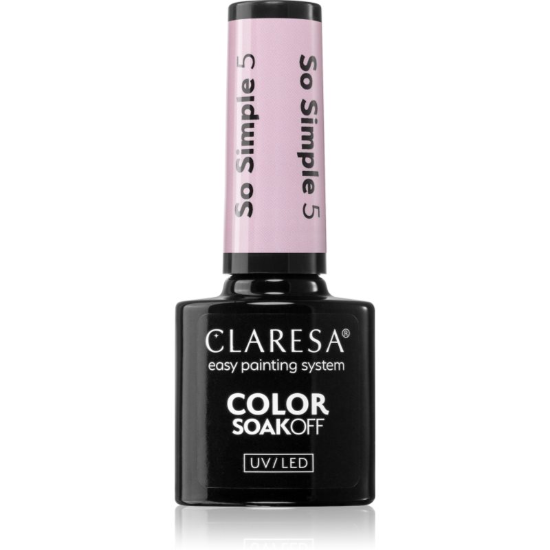 Claresa SoakOff UV/LED Color So Simple géles körömlakk árnyalat 5 g-ár