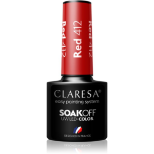 Claresa SoakOff UV/LED Color Take Me To The River géles körömlakk árnyalat Red 412 5 g-Ár