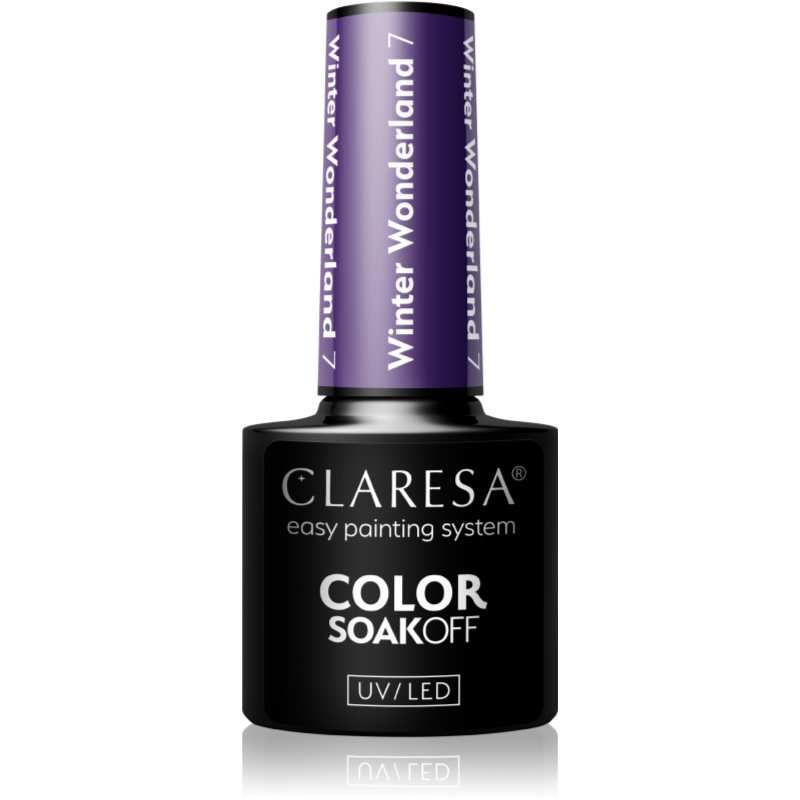 Claresa SoakOff UV/LED Color Winter Wonderland géles körömlakk árnyalat 7 5 g-Ár