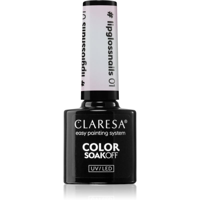 Claresa SoakOff UV/LED Color #lipglossnails géles körömlakk árnyalat 01 5 g-Ár