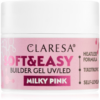Claresa Soft&Easy Builder Gel alaplakk körmökre árnyalat Milky Pink 12 g-Ár