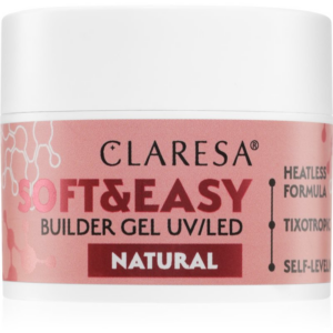 Claresa Soft&Easy Builder Gel alaplakk körmökre árnyalat Natural 12 g-Ár