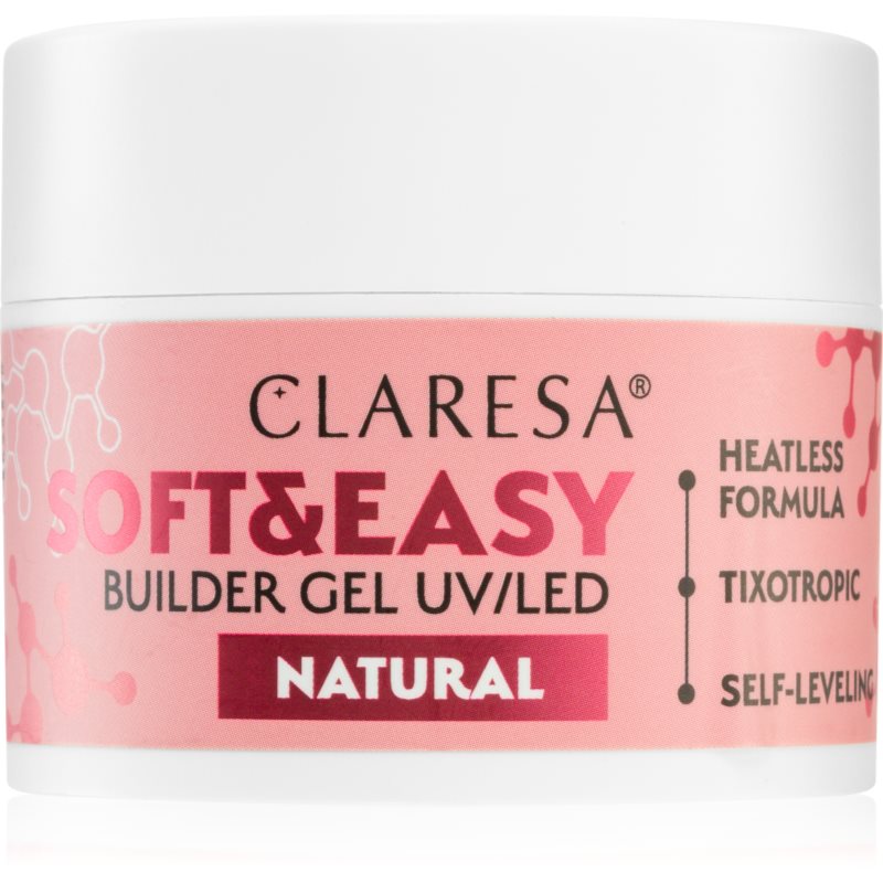 Claresa Soft&Easy Builder Gel alaplakk körmökre árnyalat Natural 45 g-Ár