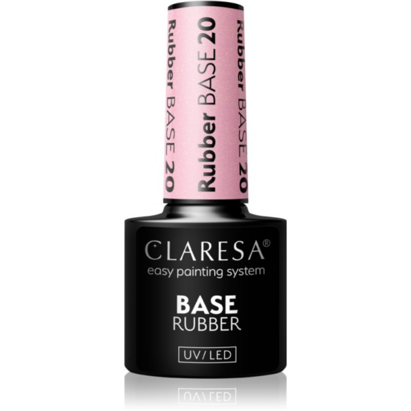Claresa UV/LED Base Rubber bázis lakk zselés műkörömhöz árnyalat 20 5 g
