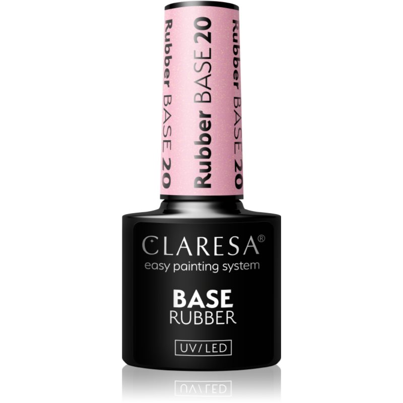 Claresa UV/LED Base Rubber bázis lakk zselés műkörömhöz árnyalat 20 5 g