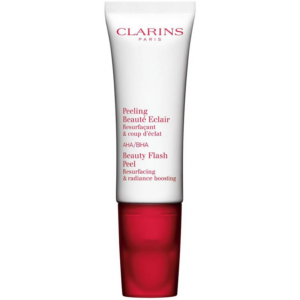 Clarins Beauty Flash Peel tápláló és feltöltő peeling az arcra az azonnali élénkítésért 50 ml-Ár