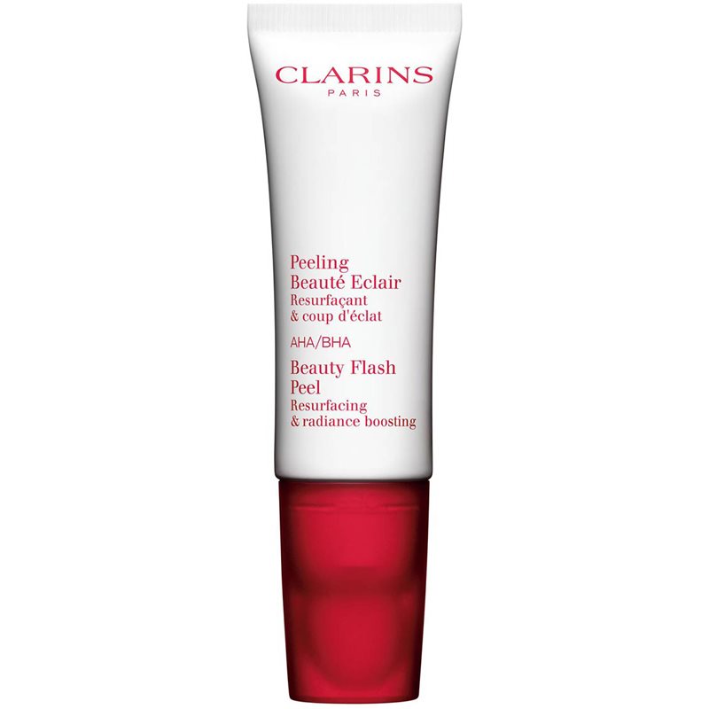 Clarins Beauty Flash Peel tápláló és feltöltő peeling az arcra az azonnali élénkítésért 50 ml-Ár