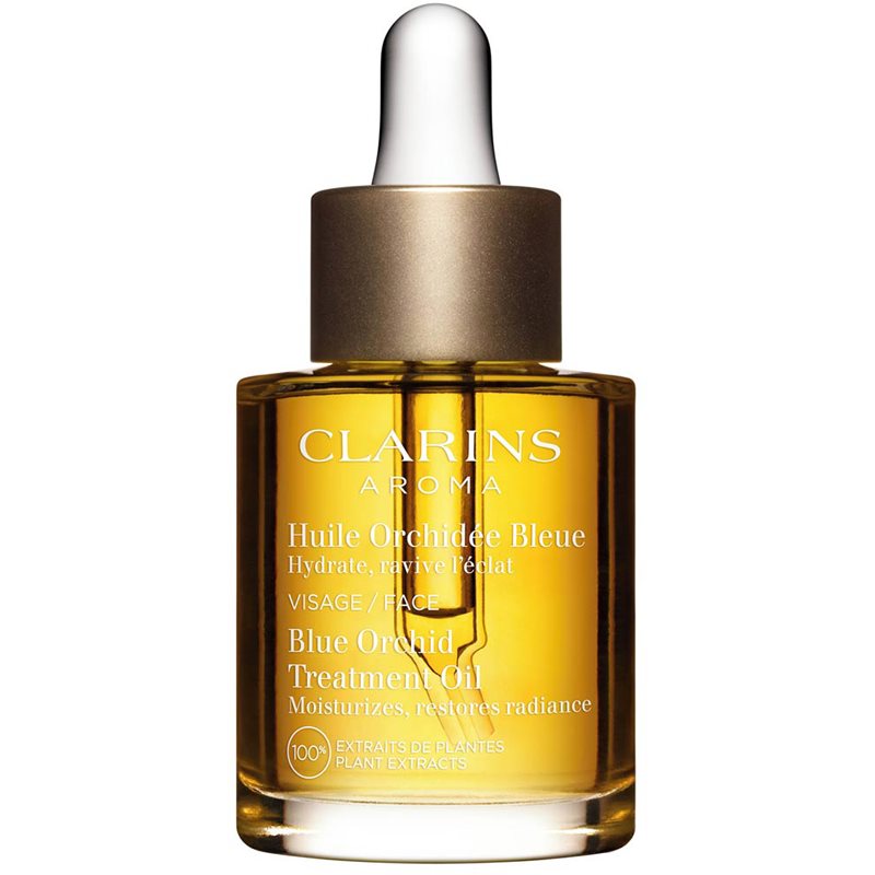 Clarins Blue Orchid Treatment Oil Antioxidáns arcápoló olaj éjjel-nappal hidratáló hatással 30 ml-Ár