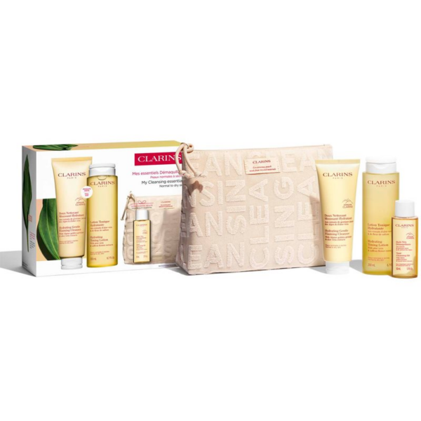 Clarins Cleansing Essentials Normal Skin ajándékszett a bőr tökéletes tisztításához Clarins Cleansing Essentials Normal Skin ajándékszett a bőr tökéletes tisztításához