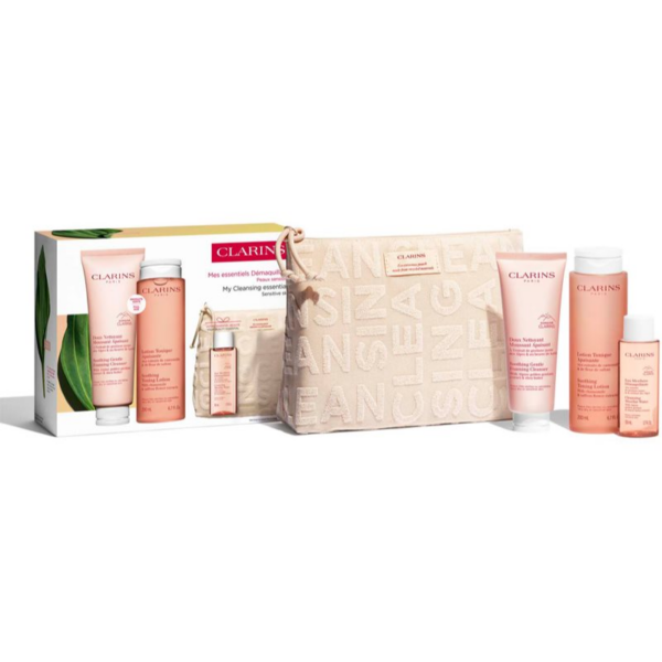 Clarins Cleansing Essentials Sensitive Skin ajándékszett minden bőrtípusra Clarins Cleansing Essentials Sensitive Skin ajándékszett minden bőrtípusra