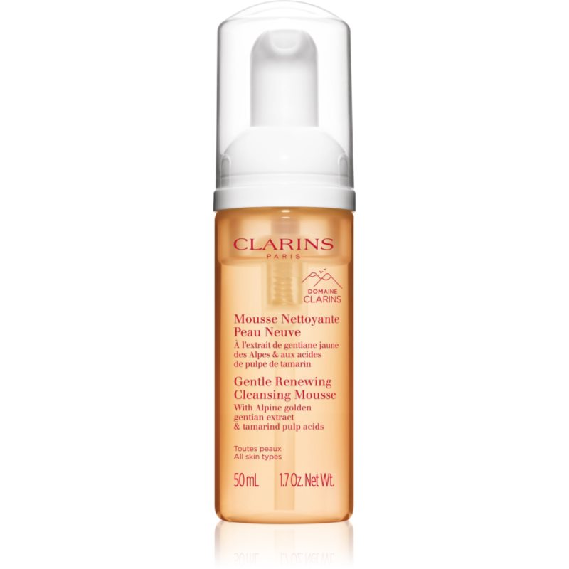 Clarins Cleansing Gentle Renewing Cleansing Mousse finoman tisztító hab minden bőrtípusra 50 ml