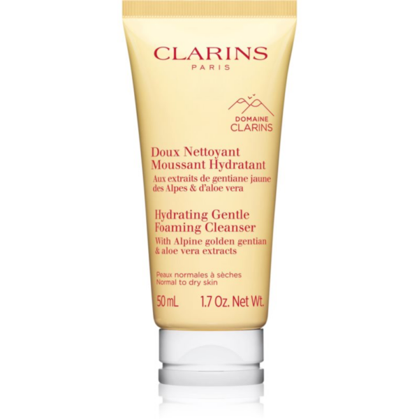 Clarins Cleansing Hydrating Gentle Foaming Cleanser tisztító hab hidratáló hatással 50 ml
