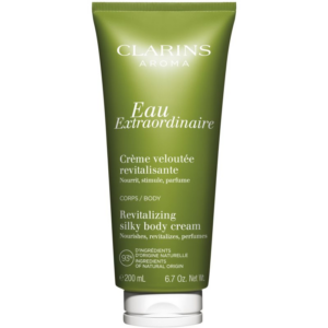 Clarins Eau Extraordinaire  Revitalizing Silky Body Cream tápláló testkrém kombinált és zsíros bőrre 200 ml