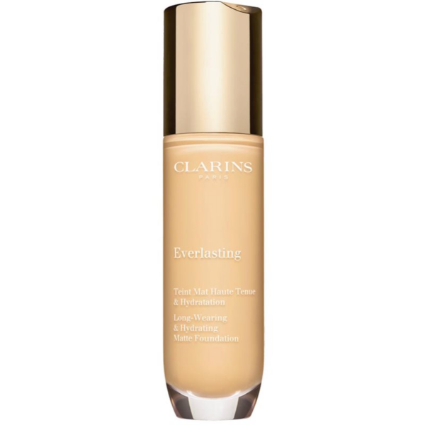 Clarins Everlasting Foundation tartós alapozó matt hatással árnyalat 100.5W - Cream 30 ml-Ár