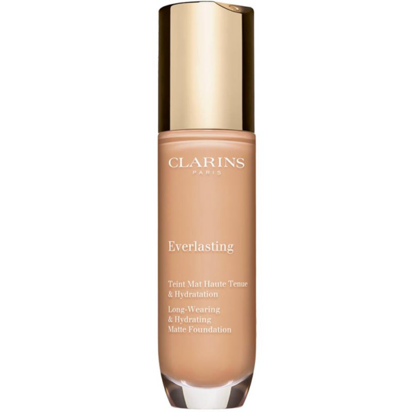 Clarins Everlasting Foundation tartós alapozó matt hatással árnyalat 102.5C - Porcelain 30 ml-Ár
