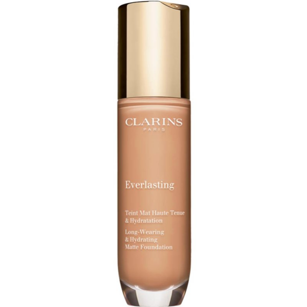 Clarins Everlasting Foundation tartós alapozó matt hatással árnyalat 109C - Wheat 30 ml-Ár