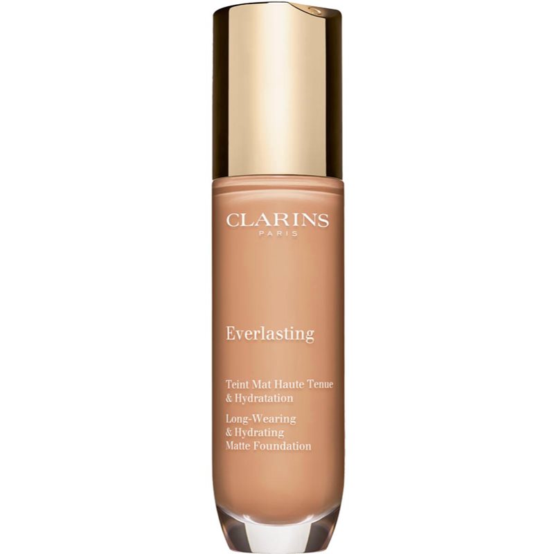 Clarins Everlasting Foundation tartós alapozó matt hatással árnyalat 109C - Wheat 30 ml-Ár