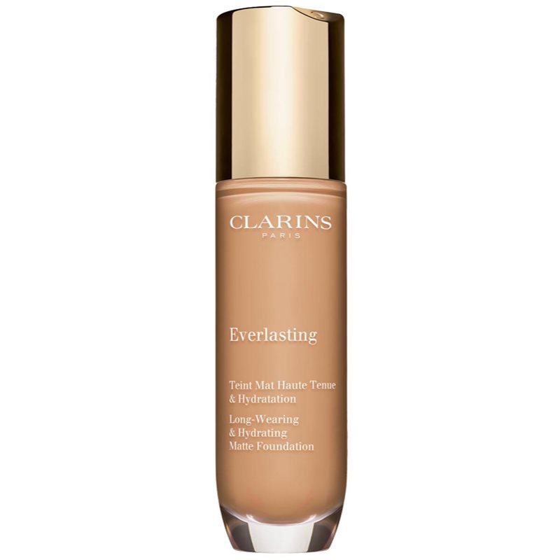 Clarins Everlasting Foundation tartós alapozó matt hatással árnyalat 110N - Honey 30 ml-Ár