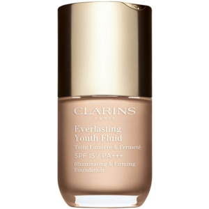 Clarins Everlasting Youth Fluid Foundation élénkítő make-up SPF 15 árnyalat 100 Lily 30 ml-Ár