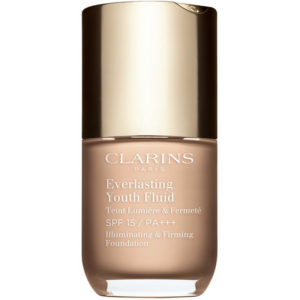 Clarins Everlasting Youth Fluid Foundation élénkítő make-up SPF 15 árnyalat 102.5 Porcelain 30 ml-Ár